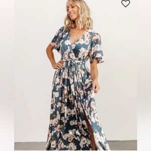 Baltic Born Sicily Satin Maxi Dress